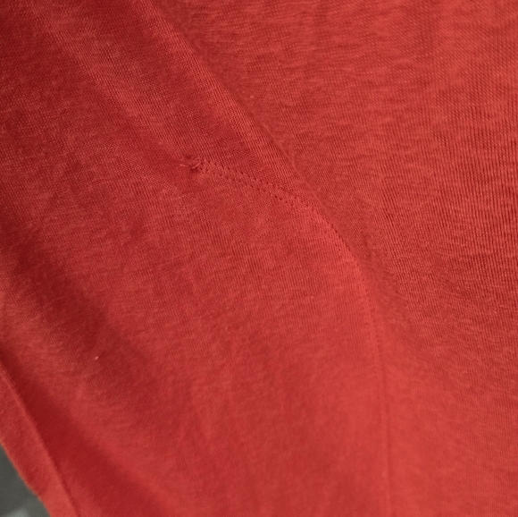 Soft Surroundings Beaded Red Orange Poncho Top XL - Picture 8 of 8